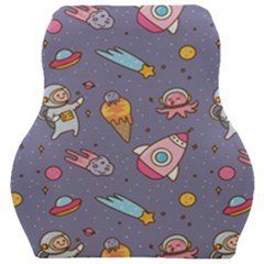 Outer-space-seamless-background Car Seat Velour Cushion  by Salman4z