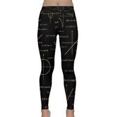 Abstract-math Pattern Classic Yoga Leggings by Salman4z