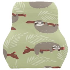 Sloths-pattern-design Car Seat Back Cushion  by Salman4z