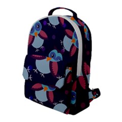 Owl-pattern-background Flap Pocket Backpack (large) by Salman4z