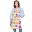 Tropical-fruits-berries-seamless-pattern Pocket Apron View1