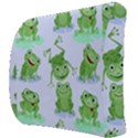 Cute-green-frogs-seamless-pattern Back Support Cushion View3