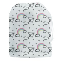 Cute-art-print-pattern Drawstring Pouch (3xl) by Salman4z