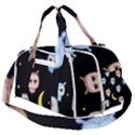 Cute-owl-doodles-with-moon-star-seamless-pattern Burner Gym Duffel Bag View2