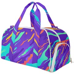 Multicolored-abstract-background Burner Gym Duffel Bag by Salman4z