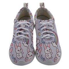 Seamless-pattern-with-cute-rabbit-character Women Athletic Shoes by Salman4z