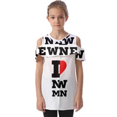 I Love New Moon Fold Over Open Sleeve Top by ilovewhateva