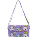 Cloud-seamless-pattern -- Removable Strap Clutch Bag View1