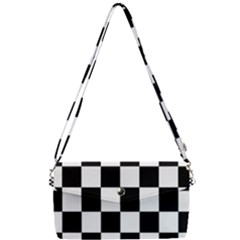 Chess-board-background-design Removable Strap Clutch Bag by Salman4z