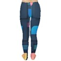 Gradient Geometric Shapes Dark Background Tights View2