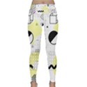 Graphic-design-geometric-background Lightweight Velour Classic Yoga Leggings View1