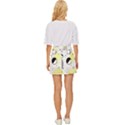 Graphic-design-geometric-background Mini Front Wrap Skirt View4