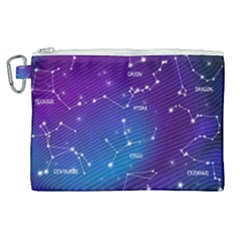 Realistic-night-sky-poster-with-constellations Canvas Cosmetic Bag (xl) by Salman4z