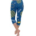 Flat-design-geometric-shapes-background Capri Yoga Leggings View4