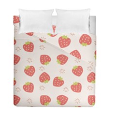 Strawberries-pattern-design Duvet Cover Double Side (full/ Double Size) by Salman4z