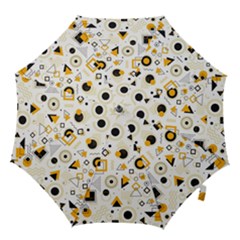 Flat Geometric Shapes Background Hook Handle Umbrellas (medium) by pakminggu