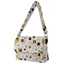 Flat Geometric Shapes Background Full Print Messenger Bag (S) View1