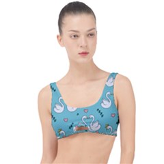 Elegant Swan Pattern Design The Little Details Bikini Top by pakminggu