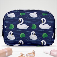 Swan Pattern Elegant Design Make Up Pouch (small) by pakminggu
