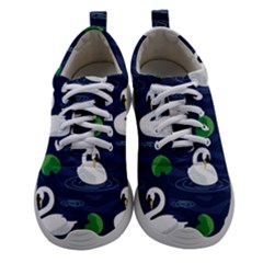 Swan Pattern Elegant Design Women Athletic Shoes by pakminggu