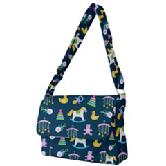 Cute Babies Toys Seamless Pattern Full Print Messenger Bag (s) by pakminggu