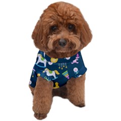 Cute Babies Toys Seamless Pattern Dog T-shirt by pakminggu
