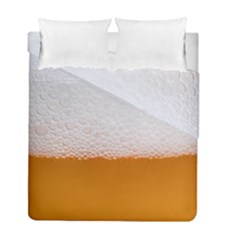 Beer Foam Bubbles Alcohol Glass Duvet Cover Double Side (full/ Double Size) by pakminggu