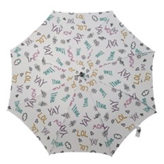 Doodle Pattern Hook Handle Umbrellas (small) by pakminggu