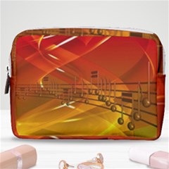 Music Notes Melody Note Sound Make Up Pouch (medium) by pakminggu