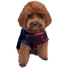 Deer Animal Moon Planet Space Fantasy Dog T-shirt by pakminggu