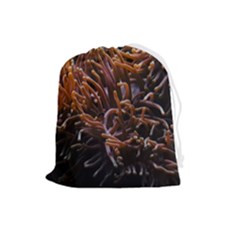 Sea Anemone Coral Underwater Ocean Sea Water Drawstring Pouch (large) by pakminggu