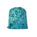 Nature Wallpaper Bubbles Water Bubbly Drawstring Pouch (Large) View1