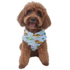 Pattern Giraffe Animal Seamless Scrapbooking Blue Dog Sweater by pakminggu