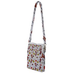 Background Pattern Texture Design Dog Music Multi Function Travel Bag by pakminggu