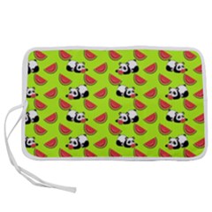 Watermelon Panda Background Wallpaper Pen Storage Case (s) by pakminggu
