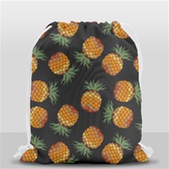 Pineapple Background Pineapple Pattern Drawstring Bag (small) by pakminggu