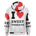 I love sweet threats  Men s Zipper Hoodie View2