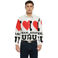 I Love Cinnamon Bun Men s Long Sleeve  Shirt by ilovewhateva