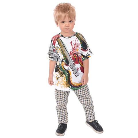 Electric Guitar Kids  Raglan Tee by pakminggu