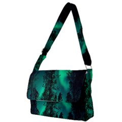Aurora Northern Lights Celestial Magical Astronomy Full Print Messenger Bag (s) by pakminggu