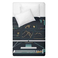 Remote Work Work From Home Online Work Duvet Cover Double Side (single Size) by pakminggu