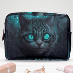 Angry Cat Fantasy Make Up Pouch (medium) by pakminggu
