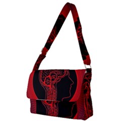 Artificial Intelligence Brain Think Full Print Messenger Bag (s) by pakminggu