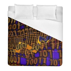 Binary Code Transformation Duvet Cover (full/ Double Size) by pakminggu