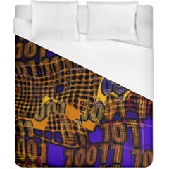 Binary Code Transformation Duvet Cover (california King Size) by pakminggu