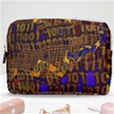 Binary Code Transformation Make Up Pouch (Medium) View1