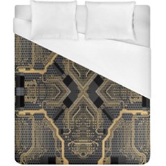 Brain Technology Data Digital Duvet Cover (california King Size) by pakminggu