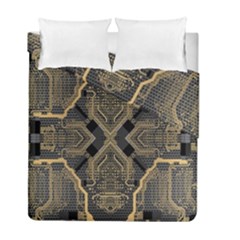 Brain Technology Data Digital Duvet Cover Double Side (full/ Double Size) by pakminggu