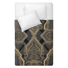 Brain Technology Data Digital Duvet Cover Double Side (single Size) by pakminggu
