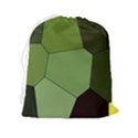 Mosaic Structure Background Tile Drawstring Pouch (2XL) View2